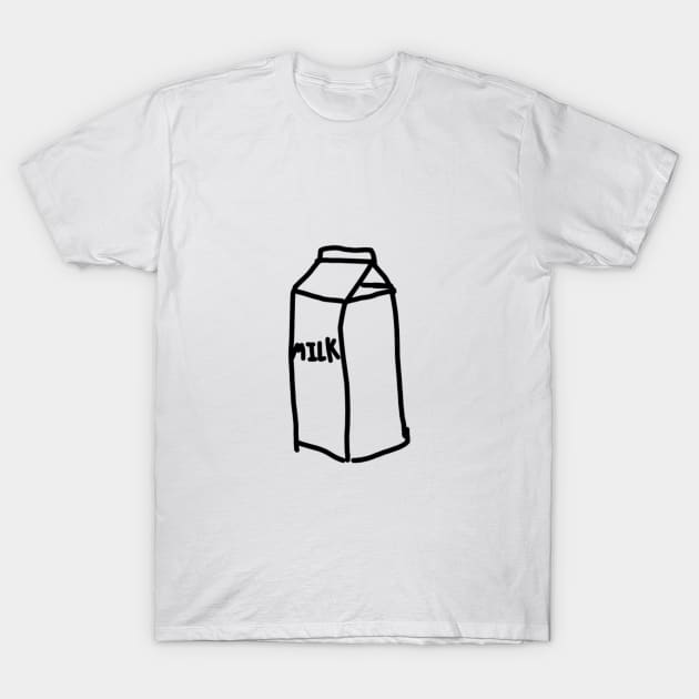 milk T-Shirt by the doodler